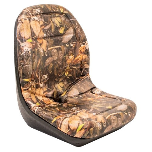 AGCO Lawn Mower Replacement Bucket Seat - Fits Various Models - Camo Vinyl