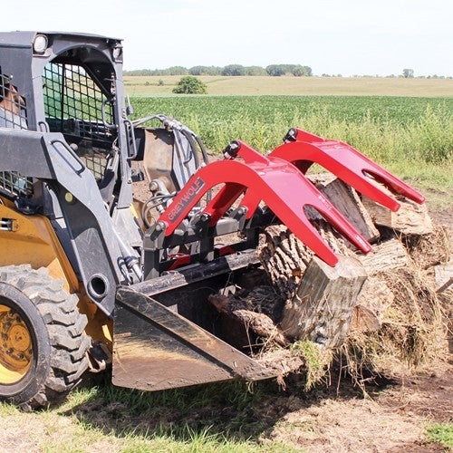 GreyWolf™ Skid Steer Double Quick Attach Grapple