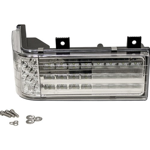 Ford-New Holland 70 Genesis Series Tractor Replacement LED Right-Hand Wraparound Hood Light (Hi/Lo)
