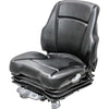Terex Telehandler Replacement Seat & Mechanical Suspension - Black Vinyl