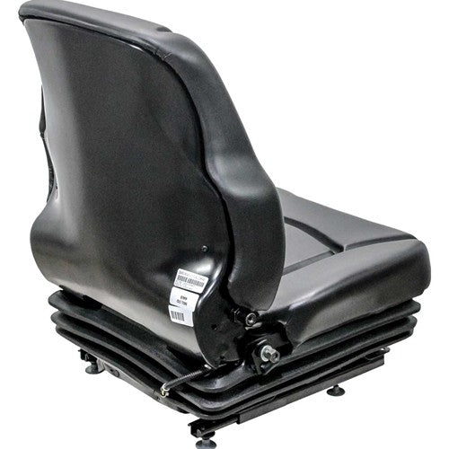 John Deere Skid Steer Replacement Seat & Air Suspension - Black Vinyl