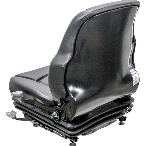 Terex Telehandler Replacement Seat & Air Suspension - Black Vinyl