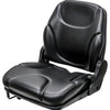 AGCO Allis Tractor Replacement Seat Assembly - Fits Various Models - Black Vinyl