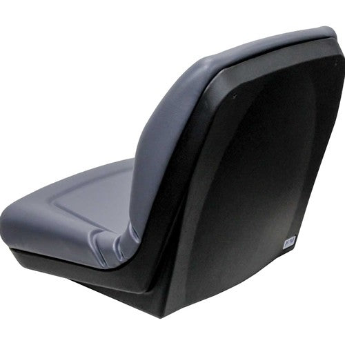 Cub Cadet Lawn Mower Replacement Bucket Seat - Fits Various Models - Gray Vinyl