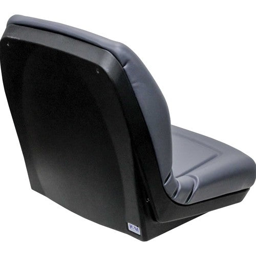 Cub Cadet Lawn Mower Replacement Bucket Seat - Fits Various Models - Gray Vinyl