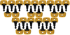 #97 Mitsubishi/Komatsu Forklift Replacement Key *25 Pack*
