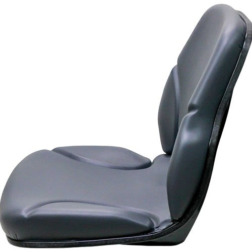 Case Forklift Sears Replacement Bucket Seat - Fits Various Models - Gray Vinyl