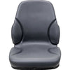 Case Loader/Backhoe Sears Replacement Bucket Seat - Fits Various Models - Gray Vinyl