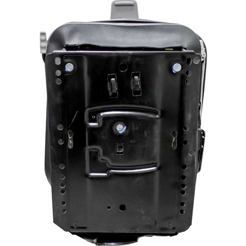 Takeuchi Skid Steer Replacement Seat & Air Suspension - Fits Various Models - Black/Gray Cloth