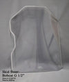 Bobcat 6729776 6717360 Skid Steer/Track Loader 1/2" Polycarbonate (Untinted) (Regular Milling) Front Window Replacement Cab Glass