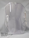John Deere T461158 Skid Steer 1/2" Polycarbonate (Untinted) Front Window Replacement Cab Glass
