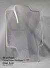 New Holland 47405930 Skid Steer 1/2" Polycarbonate (Untinted) (Dual Arm) Front Window Replacement Cab Glass