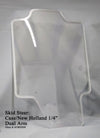 New Holland 47405930 Skid Steer 1/4" Polycarbonate Front Window (Dual Arm) Replacement Cab Glass