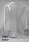 New Holland 84344565 Skid Steer 1/4" Polycarbonate Front Window (Single Arm) Replacement Cab Glass