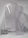 Case 47405930 Skid Steer 1/2" Polycarbonate (Untinted) (Dual Arm) Front Window Replacement Cab Glass