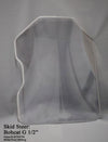Bobcat 6729776 6717360 Skid Steer/Track Loader 1/2" Polycarbonate (Untinted) (Wide Milling) Front Window Replacement Cab Glass