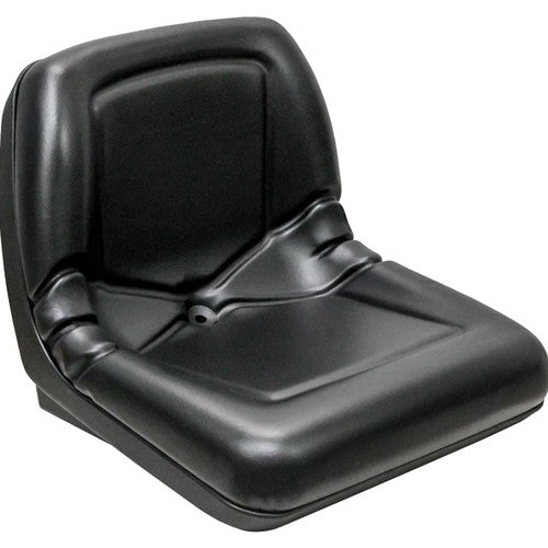 AGCO Lawn Mower Replacement Bucket Seat - Fits Various Models - Black Vinyl