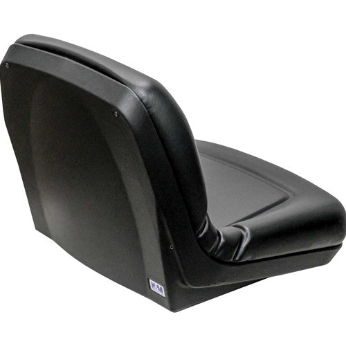 John Deere Lawn Mower Replacement Bucket Seat - Fits Various Models - Black Vinyl