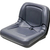 AGCO Lawn Mower Replacement Bucket Seat - Fits Various Models - Gray Vinyl