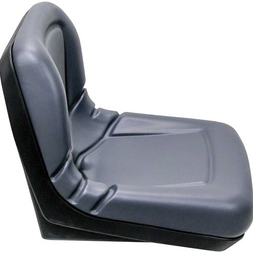 AGCO Lawn Mower Replacement Bucket Seat - Fits Various Models - Gray Vinyl