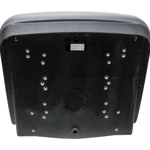 Hustler Lawn Mower Replacement Bucket Seat - Fits Various Models - Gray Vinyl