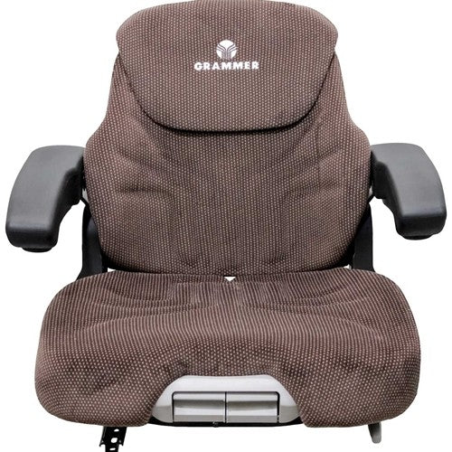 Seat Top Assembly - Brown Cloth