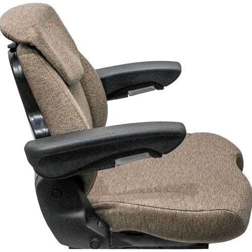 Seat Top Assembly - Cut/Sew - Brown Cloth