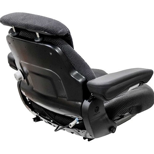 Seat Top Assembly - Black/Gray Cloth