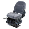Case 580 Series Loader/Backhoe Replacement Mechanical Suspension Seat Kit - Fits Various Models - Gray Cloth