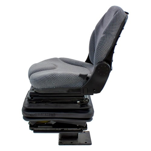Case 580 Series Loader/Backhoe Replacement Mechanical Suspension Seat Kit - Fits Various Models - Gray Cloth