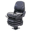 John Deere 310 Series Loader/Backhoe Replacement Seat & Mechanical Suspension Kit - Fits Various Models - Black Vinyl