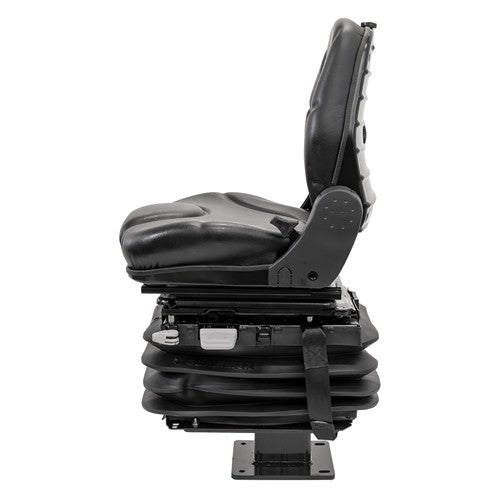 John Deere 310 Series Loader/Backhoe Replacement Seat & Air Suspension Kit - Fits Various Models - Black Vinyl
