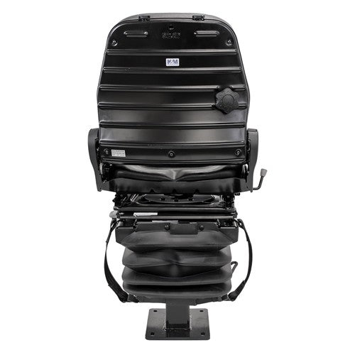John Deere 310 Series Loader/Backhoe Replacement Seat & Air Suspension Kit - Fits Various Models - Black Vinyl