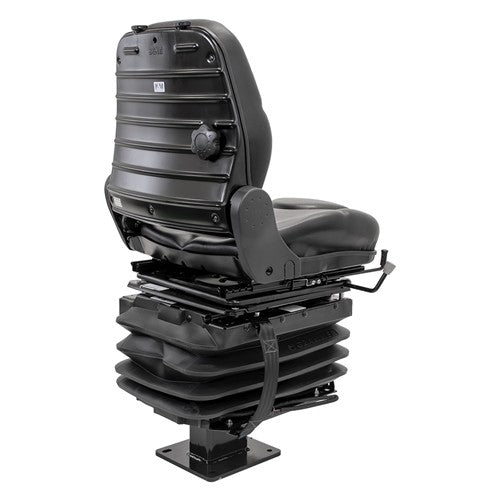 John Deere 310 Series Loader/Backhoe Replacement Seat & Air Suspension Kit - Fits Various Models - Black Vinyl