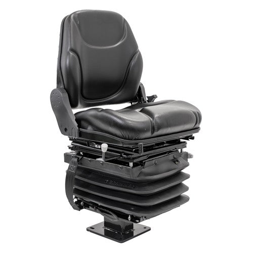 John Deere 310 Series Loader/Backhoe Replacement Seat & Air Suspension Kit - Fits Various Models - Black Vinyl
