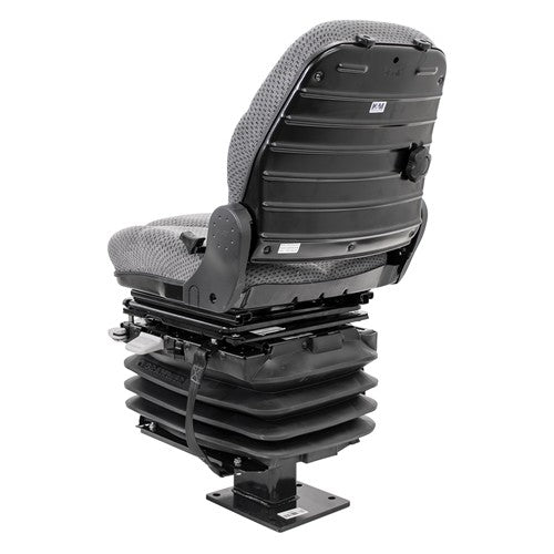 Case 580 Series Loader/Backhoe Replacement Air Suspension Seat Kit - Fits Various Models - Gray Fabric