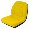 Wacker Roller Mid-Back Replacement Bucket Seat (OPS Ready) - Fits Various Models - Yellow Vinyl