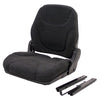 John Deere Loader/Backhoe Replacement Seat Assembly - Fits Various Models - Black Cloth