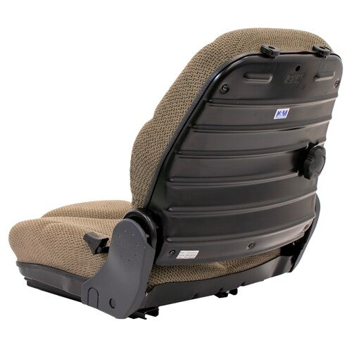 Case IH Tractor Replacement Seat Assembly - Fits Various Models - Beige Cloth