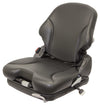 Case Roller Replacement Seat & Air Suspension - Fits Various Models - Black Vinyl