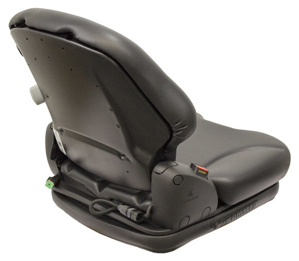 Case Roller Replacement Seat & Air Suspension - Fits Various Models - Black Vinyl