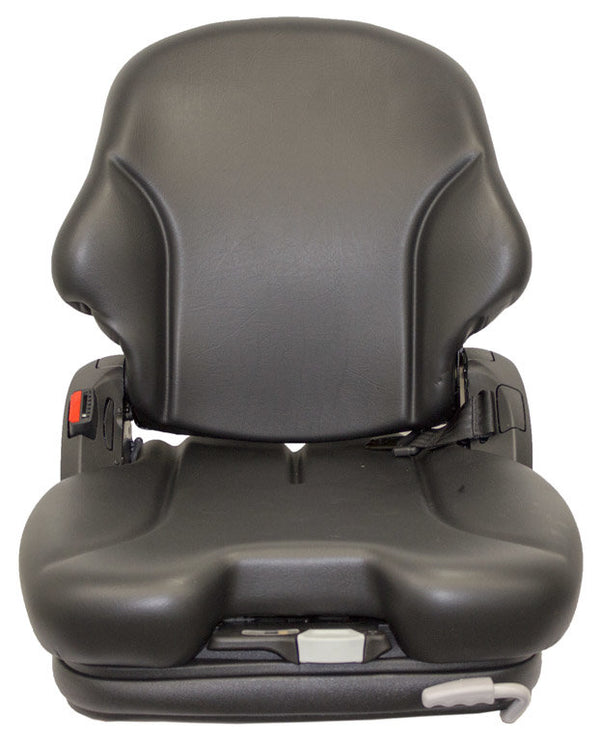 Ditch Witch Trencher Replacement Seat & Air Suspension - Fits Various Models - Black Vinyl