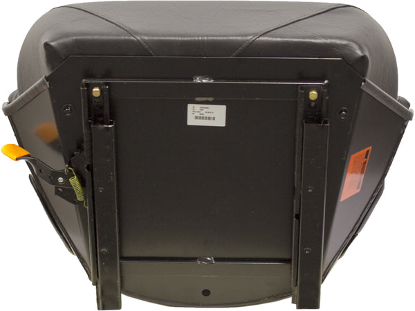 John Deere Scraper Replacement Seat Assembly - Fits Various Models - Black Vinyl