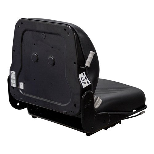 Bomag Roller Seat & Semi-Suspension - Fits Various Models - Black Vinyl