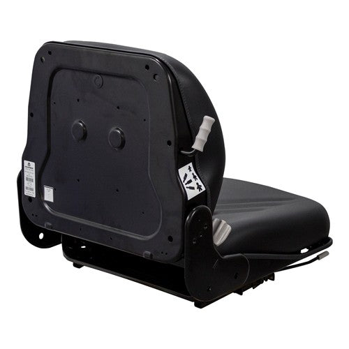 Bomag Roller Replacement Seat & Semi-Suspension - Fits Various Models - Black Vinyl