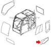 Hitachi 4651658 Zaxis Series Excavator Lower Door Window Replacement Cab Glass