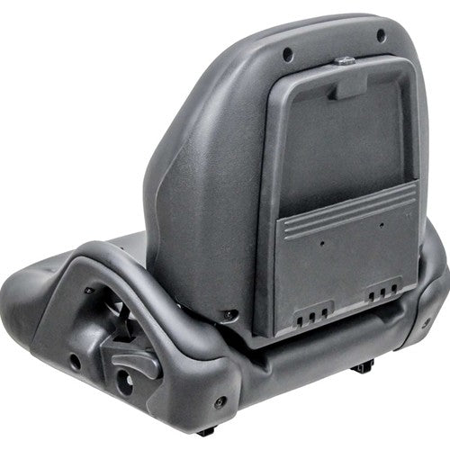 Nissan Forklift Replacement Seat - Fits Various Models - Black Vinyl