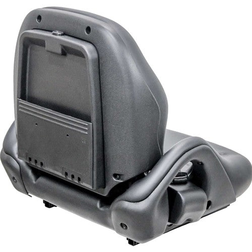 Nissan Forklift Replacement Seat - Fits Various Models - Black Vinyl