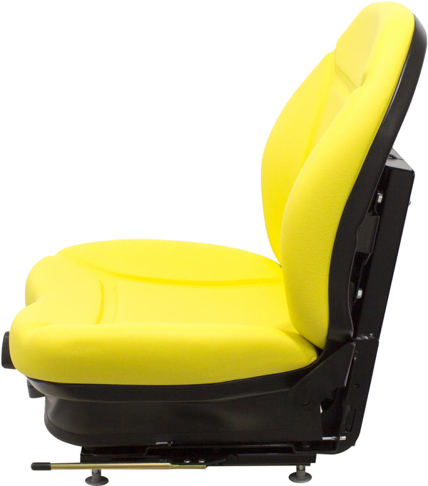 Dynapac CC122 Roller Seat & Mechanical Suspension - Yellow Vinyl