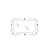 Case 352208A1 Loader/Backhoe Upper Rear Window Replacement Cab Glass